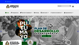 What Putumayo.gov.co website looks like in 2024 