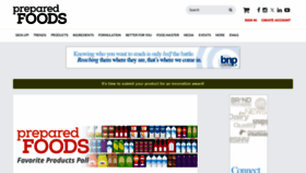 What Preparedfoods.com website looked like in 2024 (1 year ago)