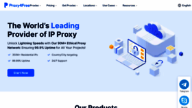 What Proxy4free.com website looks like in 2024 