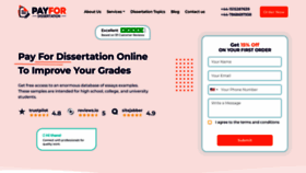What Payfordissertation.uk website looks like in 2024 