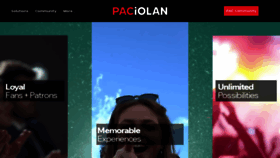 What Paciolan.com website looks like in 2024 