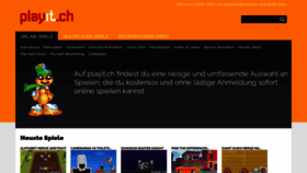 What Playit.ch website looks like in 2024 