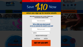 What Poolsupplies.com website looks like in 2024 