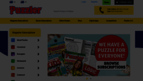 What Puzzler.com website looks like in 2024 