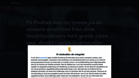 What Podtail.se website looks like in 2024 