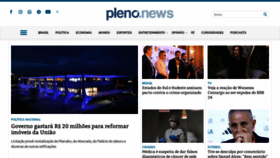 What Pleno.news website looks like in 2024 