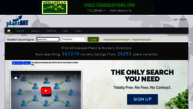 What Plantant.com website looks like in 2024 
