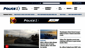 What Police1.com website looks like in 2024 