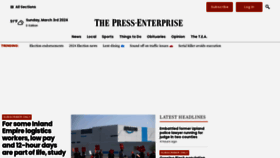 What Pressenterprise.com website looks like in 2024 