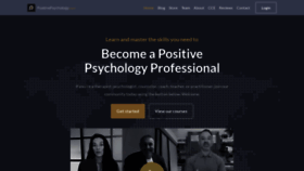 What Positivepsychology.com website looks like in 2024 