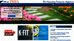 What Phfa.org website looks like in 2024 