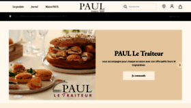 What Paul.fr website looks like in 2024 