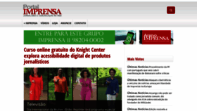What Portalimprensa.com.br website looks like in 2024 