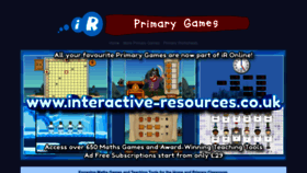 What Primarygames.co.uk website looks like in 2024 