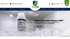 What Plantcelltechnology.com website looks like in 2024 