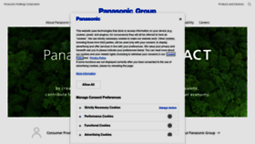 What Panasonic.net website looks like in 2024 