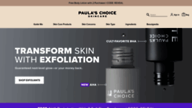 What Paulaschoice.com website looks like in 2024 