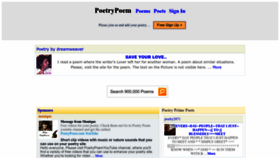 What Poetrypoem.com website looks like in 2024 
