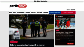 What Perthnow.com.au website looks like in 2024 