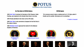 What Potus.com website looks like in 2024 