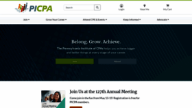 What Picpa.org website looks like in 2024 