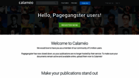 What Pagegangster.com website looks like in 2024 