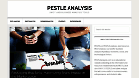 What Pestleanalysis.com website looks like in 2024 