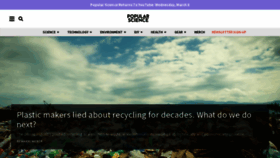 What Popsci.com website looked like in 2024 (1 year ago)
