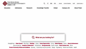 What Polyu.edu.hk website looks like in 2024 