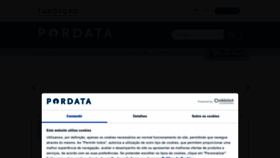 What Pordata.pt website looks like in 2024 