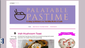 What Palatablepastime.com website looks like in 2024 
