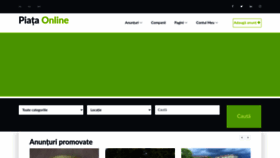 What Piataonline.md website looks like in 2024 