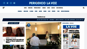 What Periodicolavoz.com.mx website looks like in 2024 