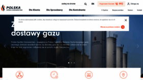 What Psgaz.pl website looked like in 2024 (2 years ago)
