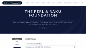 What Perlfoundation.org website looks like in 2024 