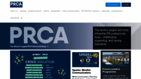 What Prca.org.uk website looks like in 2024 