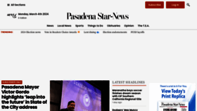 What Pasadenastarnews.com website looks like in 2024 