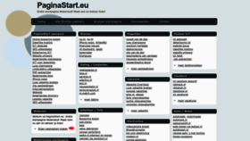 What Paginastart.eu website looked like in 2024 (1 year ago)