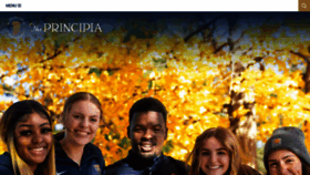 What Principia.edu website looks like in 2024 