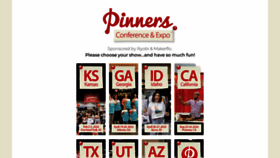 What Pinnersconference.com website looks like in 2024 