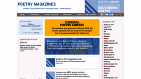 What Poetrymagazines.org.uk website looks like in 2024 