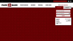 What Parkbank.com website looks like in 2024 
