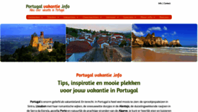 What Portugal-vakantie.info website looks like in 2024 