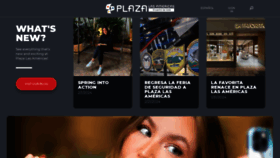 What Plazalasamericas.com website looks like in 2024 