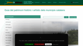 What Poblesdecatalunya.cat website looks like in 2024 