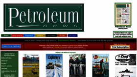 What Petroleumnews.com website looks like in 2024 