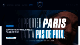 What Parisfc.fr website looks like in 2024 