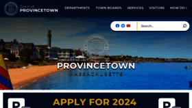 What Provincetown-ma.gov website looks like in 2024 