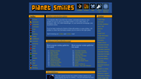 What Planetsmilies.com website looks like in 2024 