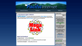 What Pacific.net website looks like in 2024 